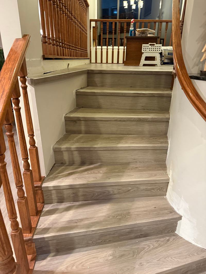 Vinyl plank flooring installed by Craftbuild in Burnaby